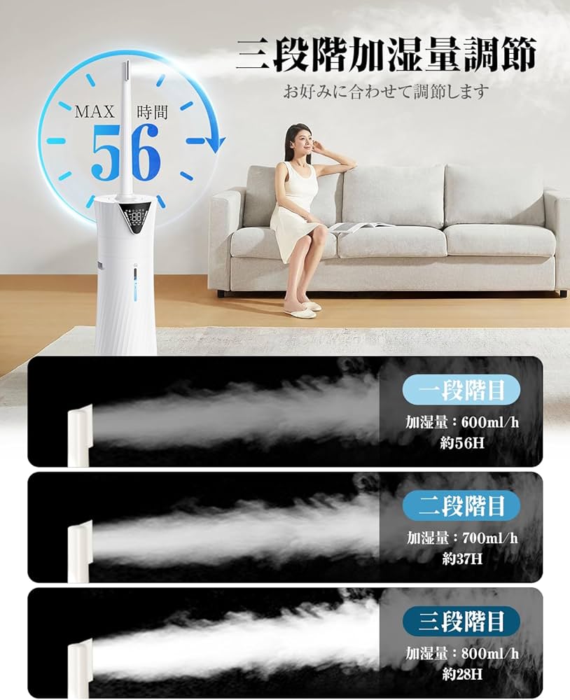 Amazon.co.jp: 加湿器 大容量 17L 業務用 90°/180°自動首振【加熱 Amazon.co.jp: 加湿器 大容量 17L 業務用 90°/180°自動首振【加熱